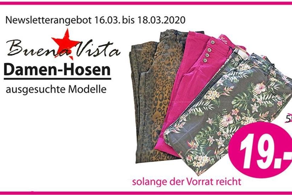 Schicke Hosen zum Sonderpreis.