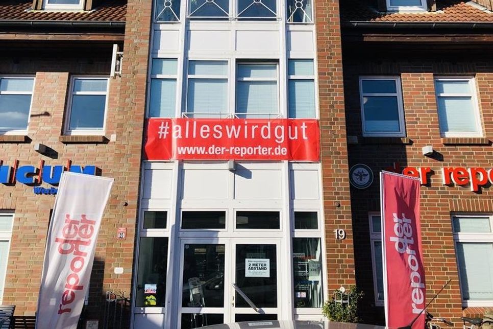 Das reporter-Verlagshaus in der Hochtorstraße in Neustadt.