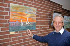 Der Neustädter Hobbymaler Ruprecht Groetschel ist 78 Jahre alt. Malen ist seine Leidenschaft.