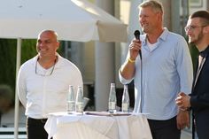 Mit Frank Barthel (lks.) und Jens Häusler (Mitte) verliert die HSG Ostsee zwei Persönlichkeiten, die das Gesicht der des Vereins in den vergangenen Jahren geprägt haben.