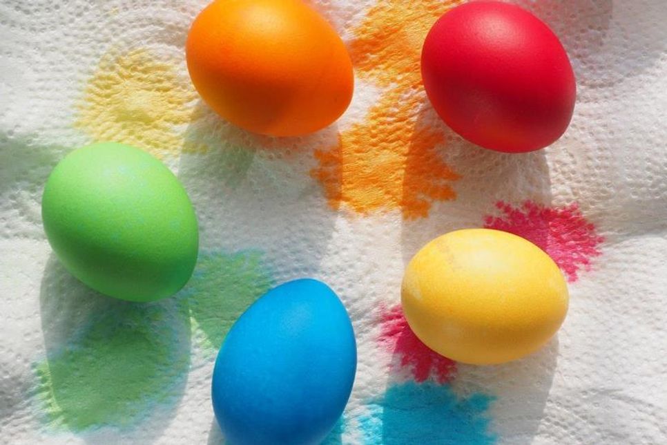 Mit einfachen Mitteln Osterakzente setzen.