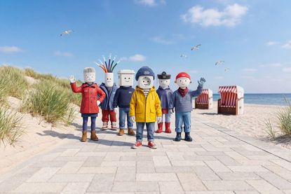 Die ZVO-Figuren stehen symbolisch für die Bereiche Strom, Gas, Wasser, Breitband, Abwasser und Abfall. (Foto: ZVO)