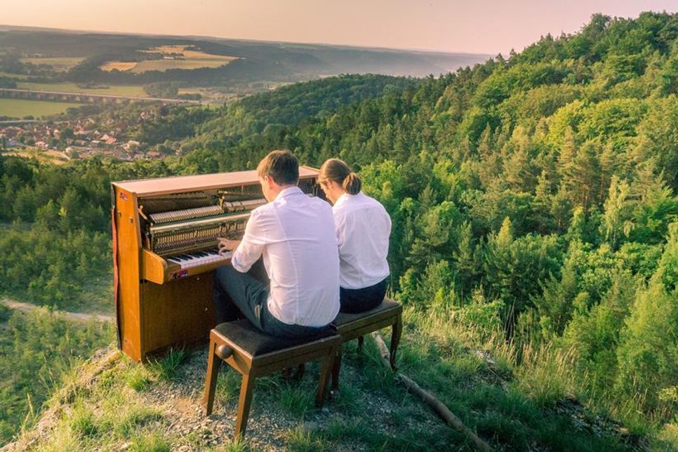 „Be-Flügelt“ sind Julian Eilenberger und Andreas Güstel.