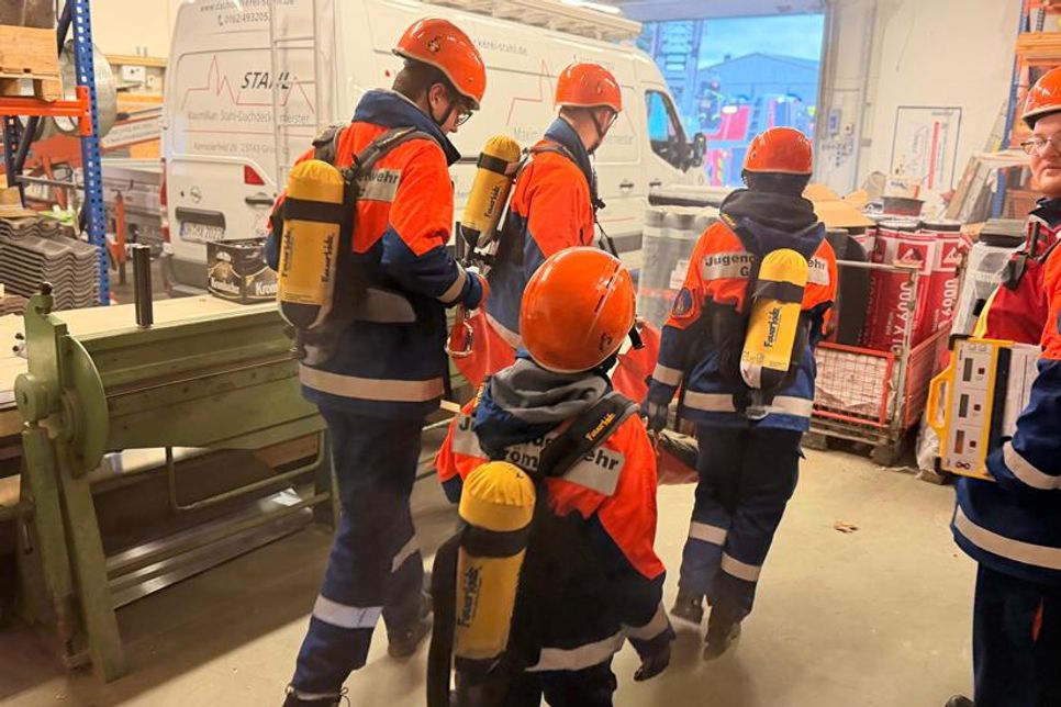 Die Jugendlichen mussten realistische Übungsszenarien absolvieren.