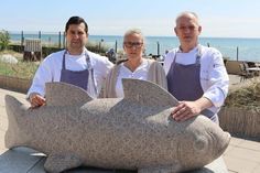 Thomas Rocksien, Nicole Rudnik, Florin Nichifor (v. re.).