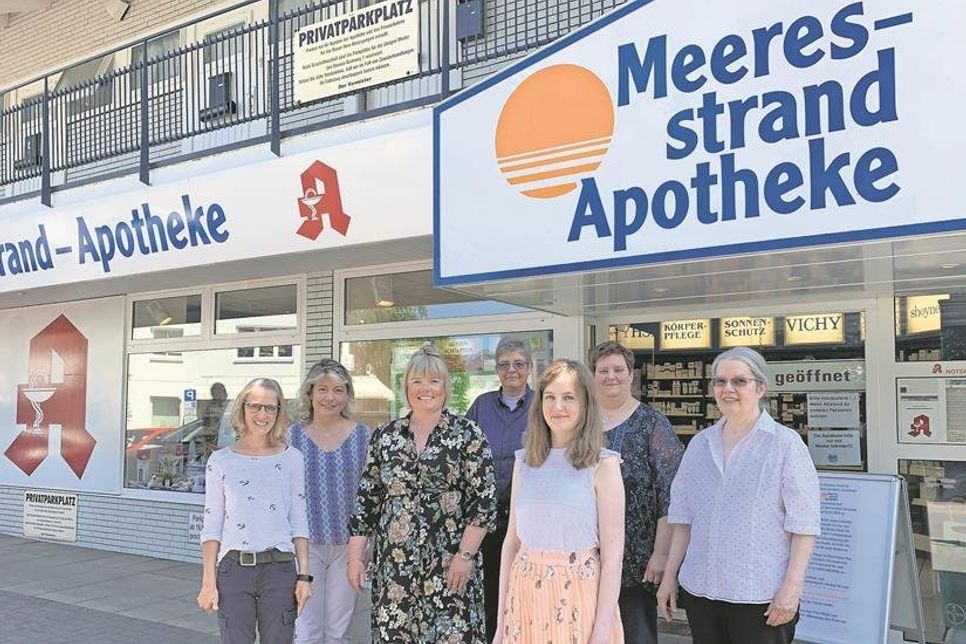 Das Team der Meeresstrand-Apotheke.