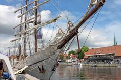 Das Nordkirchenschiff Artemis war der Hingucker im Neustädter Hafen.