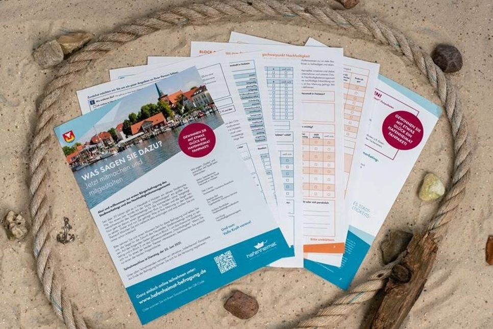 Bürgerbefragung zu Stadtmarketing und Nachhaltigkeit in Neustadt in Holstein.