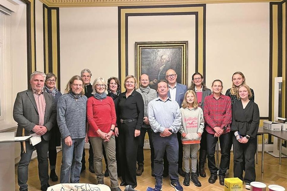 Einige Teams fanden sich zur Siegerehrung im Rathaus ein.