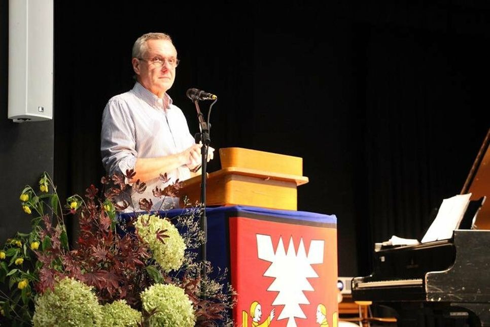 1. Vorsitzender Norbert Illes begrüßte die Anwesenden.