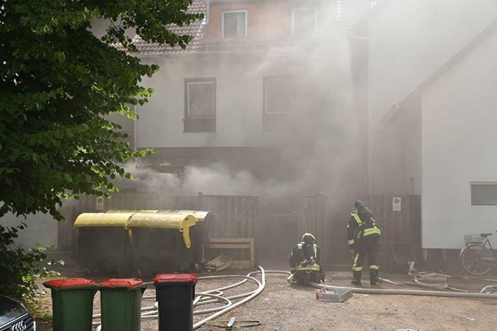 Dichter Rauch entstand bei einem Brand in der Küche eines griechischen Restaurants in Timmendorfer Strand.
