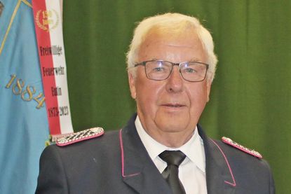 Hans-Martin Harrer blickt auf eine 60-jährige Mitgliedschaft in der Feuerwehr Bujendorf zurück.
