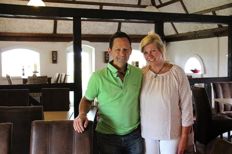 Gastronomin Carmen Mattes wird von ihrem Ehemann Ulli Mattes unterstützt.
