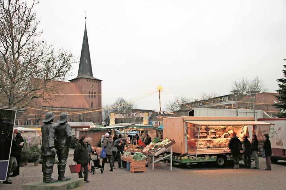 Frisches vom Neustädter Wochenmarkt gibt es dienstags und freitags von 8 bis 13 Uhr.