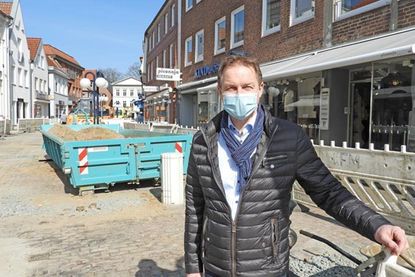 Die Vor-Ort-Gespräche des Bürgermeisters finden auch in der Königstraße statt.