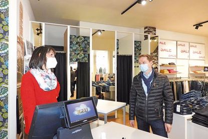 Andrea Krohn vom „Cable Car Clothiers“ hatte sich die Belastung durch die Baustelle gravierender vorgestellt.