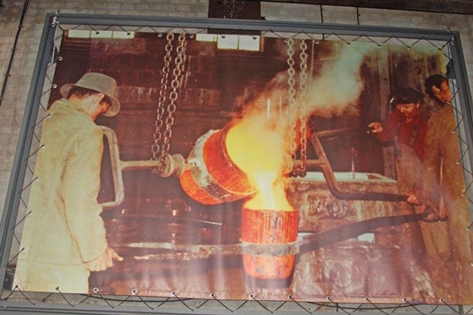 Ein echter Arbeitsplatz. Ein Knochenjob.