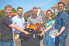 Sie wollen, dass der Blues in der Stadt bleibt: (v.li.) Jan Knoop, Marius Winkler, Marcus Gutzeit, Claudia Schadwinkel und Torben Junge.