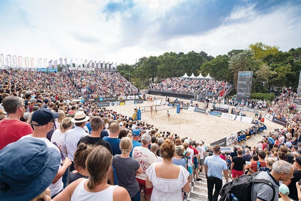 Am ersten September-Wochenende finden die Deutschen Beachvolleyball-Meisterschaften in Timmendorfer Strand statt.