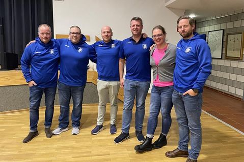 Knut Reincke, Sascha Pretzel, Nicolas Fey, Stefan Hagen, Swantje Scheil und Felix Haberl vom Vorstand (v. lks.).