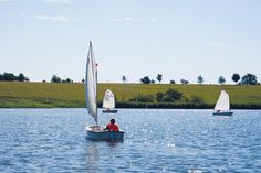 In den Optis geht es für die jüngeren Seepfadfinder über den Hemmelsdorfer See.