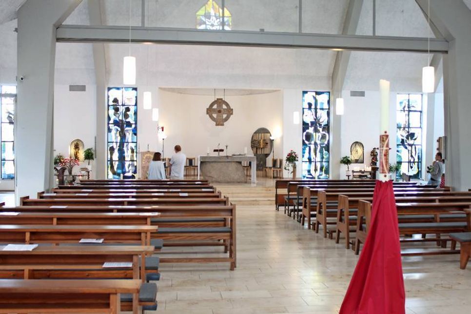 Der Innenraum der St. Stephanus Kirche.