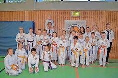 Die Teilnehmer mit Trainer Jens Grunwald.