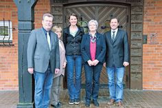 Das Team Inklusion der Gemeinde Ratekau: Hans-Jürgen Krause (v.l.), Irmgard Bartholomé, Ilka Manthe, Gabriele Priedemann und Bürgermeister Thomas Keller.