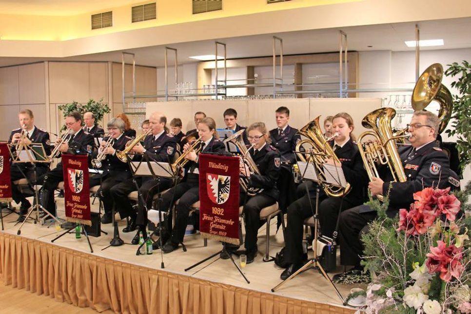 Musikalisch begleitet wurde der Neujahrsempfang vom Musikzug der Freiwilligen Feuerwehr Grömitz.