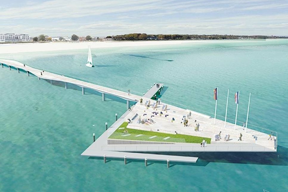 So soll die neue Seebrücke in Scharbeutz nach Fertigstellung aussehen.