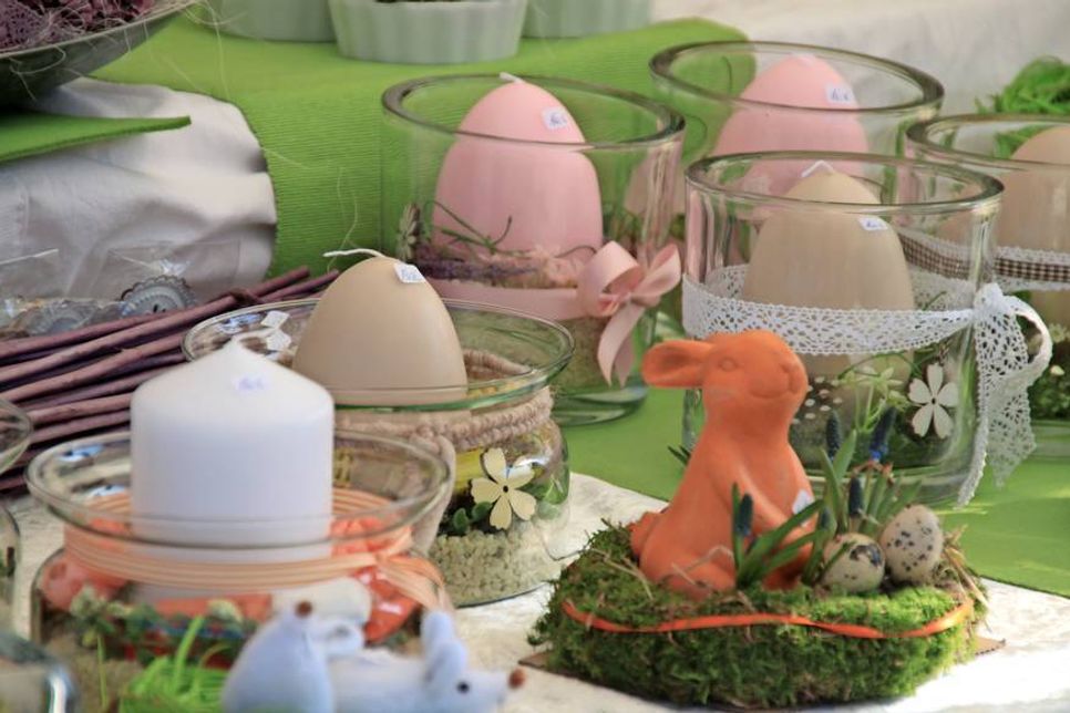 Vielfältige Frühlings- und Osterboten begrüßten den Lenz.