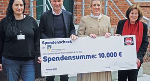Großspende der Schwartauer Werke für die Gedenkstätte Ahrensbök