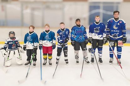 Eishockey-Spieler des CET.