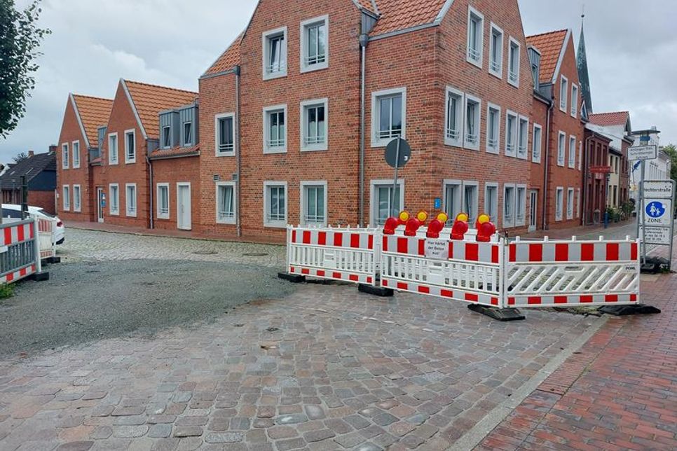 Die Zufahrt zur Straße „Hören“ erfolgt wieder über die Hochtorstraße.