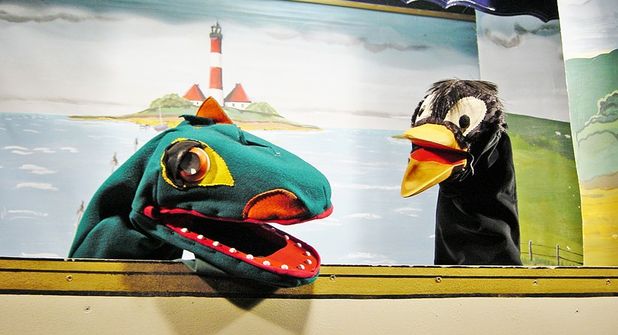 Kindertheaterstück „Das leberwurstfressende Krokodil Otto“.