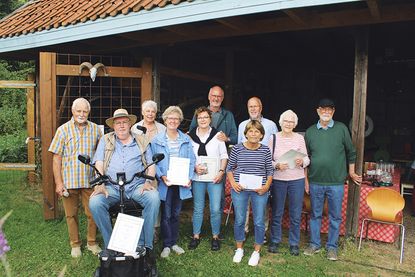 Die erfolgreichen Teilnehmer bis Platz fünf wurden im Rahmen des Museumsfestes augezeichnet.