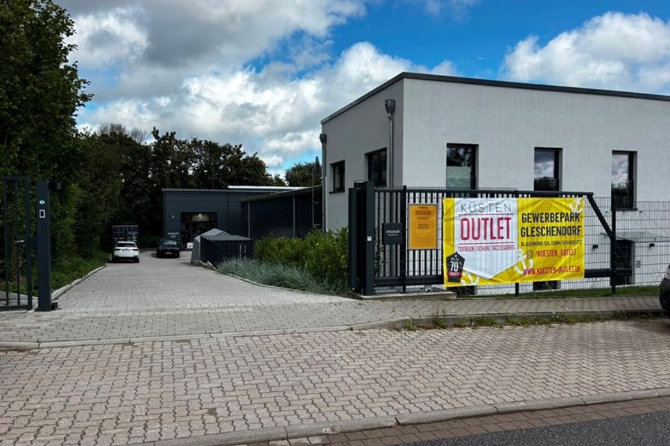 Der Veranstaltungsort: Das „Küsten Outlet“ findet erstmals im Gewerbepark Gleschendorf, Blauenkrog 12a statt.