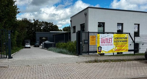Der Veranstaltungsort: Das „Küsten Outlet“ findet erstmals im Gewerbepark Gleschendorf, Blauenkrog 12a statt.