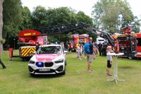 Auch die Feuerwehr Grömitz und die Jugendfeuerwehr informierte über ihr ehrenamtliches Engagement.