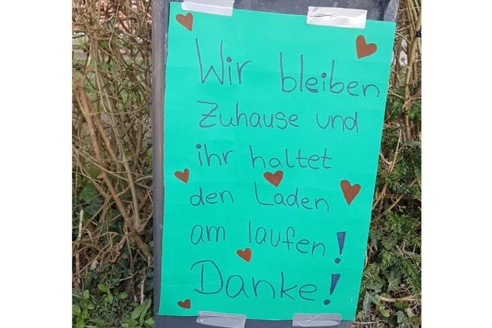Ein liebevoller Dank an alle, die den „Laden am Laufen halten“. Dazu gehören auch die Mitarbeiter der Abfallbeseitigung.