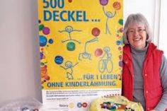 Hella Pfaff und viele fleißige Helfer haben Kunststoffdeckel gesammelt – mit dem Verkaufserlös werden weltweit Impfungen gegen Kinderlähmung finanziert.