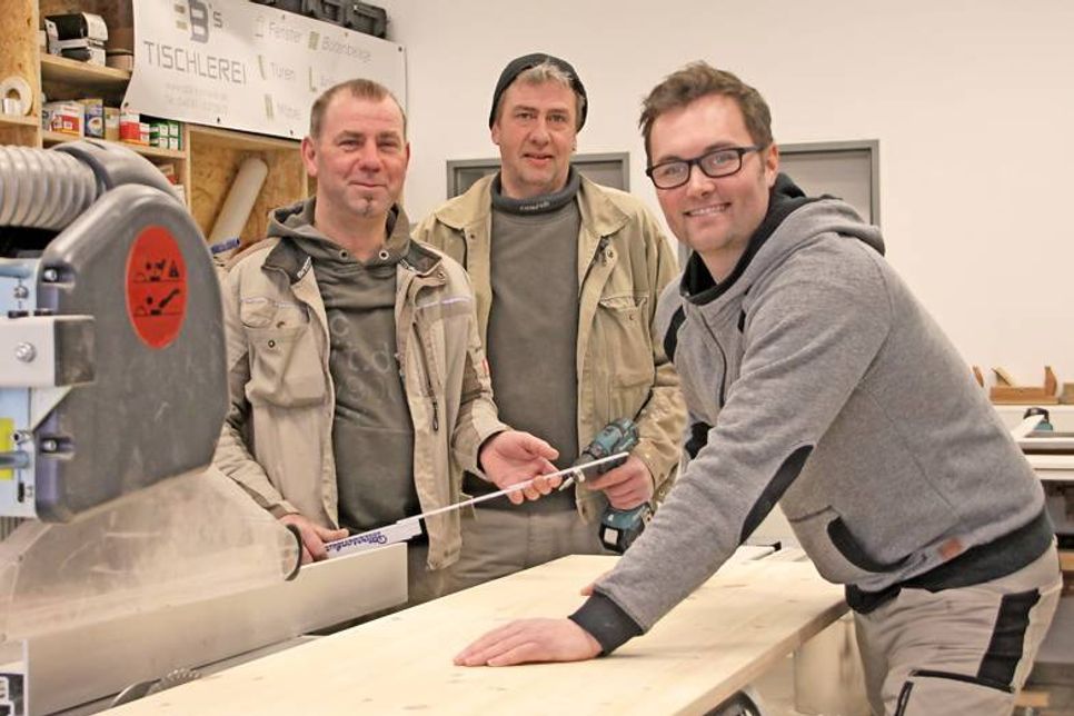 Holger Hahn, Ingo Rasmussen und Björn Blöhs ( v. lks.) bilden das kreative Team.