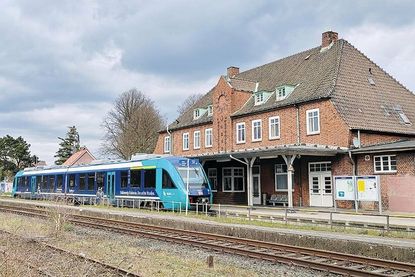 Der Bahnhof in Timmendorfer Strand.