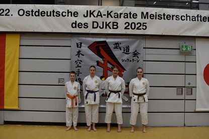 Jesper Zabor, Thiara Reichert, Pietje Schultz und Michelle Nissen (v. lks.).