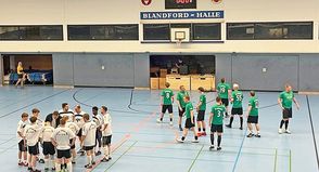 Am Sonnabend verwandelt sich die Blandfordhalle in einen Fußballtempel.