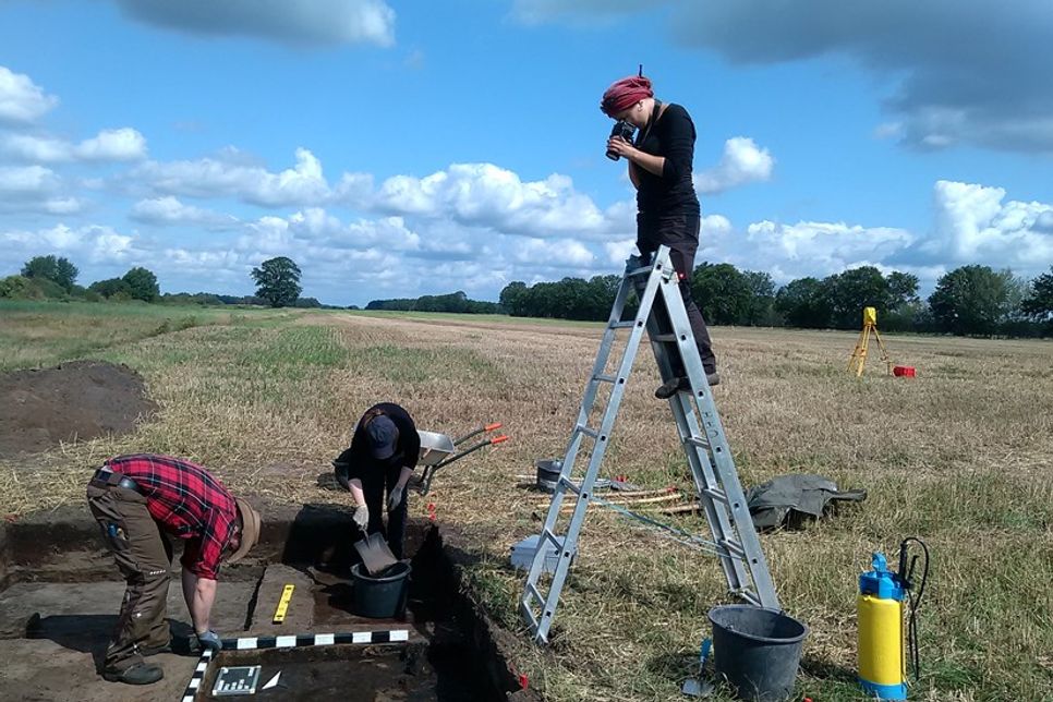 Dokumentation der Grabungsergebnisse von Nostorf
