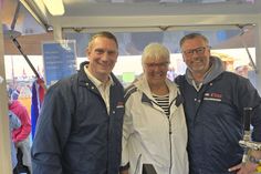Roland Stammer, Petra Kirner und Bürgermeister Stefan Schwardt (v. lks.).
