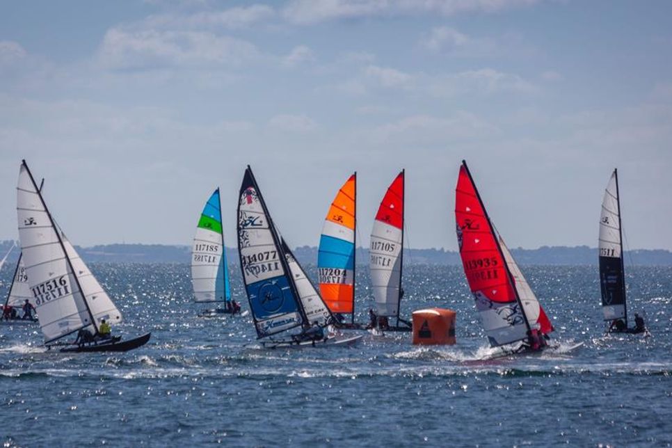 Regattasport hautnah zum Anfassen und Mitfiebern.