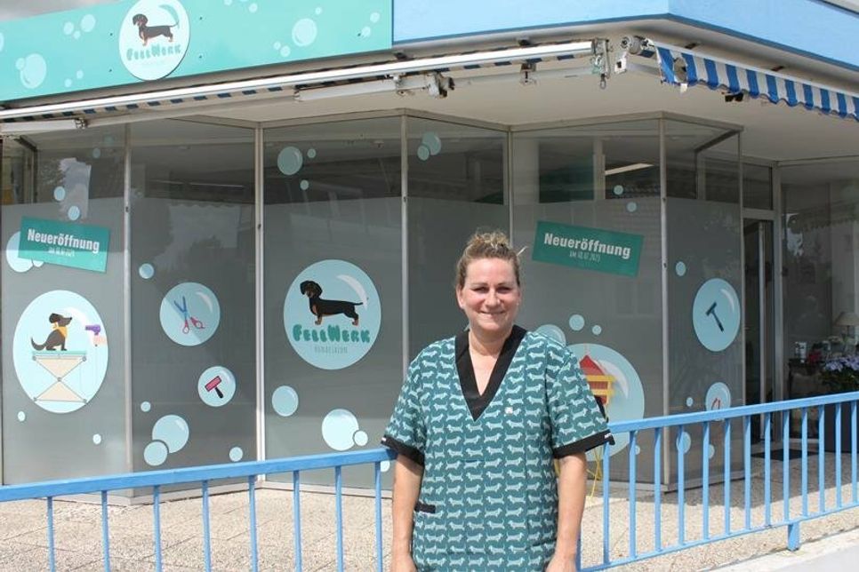 Inhaberin Sandra Ertel sorgt in der Schützenstraße 43 für liebevolle Pflege der Vierbeiner.