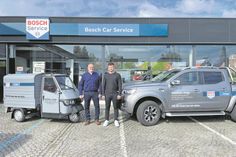 Andreas und Justin Junge vom Autohaus Junge in Neustadt.